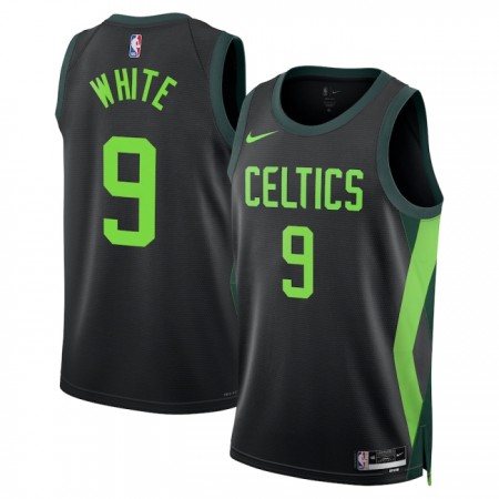 Maillot Basket Homme Boston Celtics Derrick White 2024-25 Nike City Edition Noir Swingman
